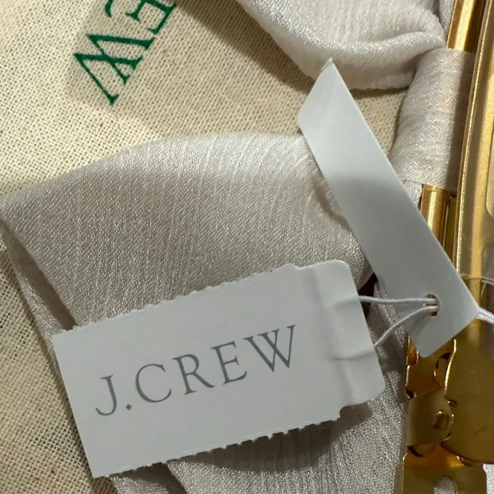 J. Crew Nautical charm bow hair clip barrette